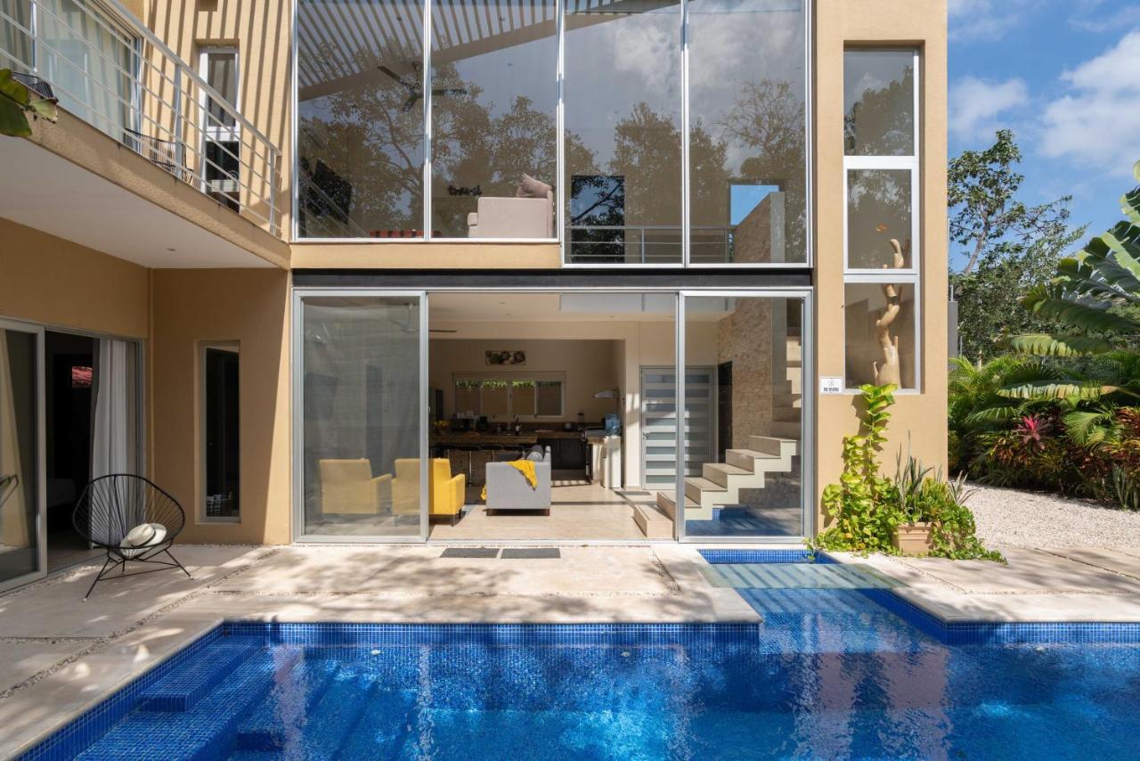 Tulum Private Modern Villa-Pool Beds-Ac-Internet-Parking-Grill Экстерьер фото