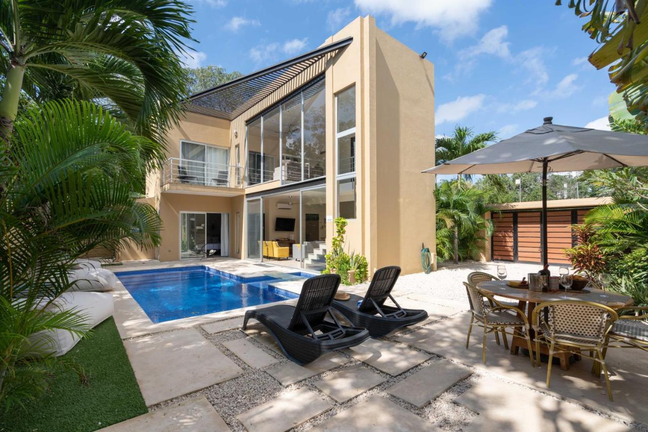 Tulum Private Modern Villa-Pool Beds-Ac-Internet-Parking-Grill Экстерьер фото