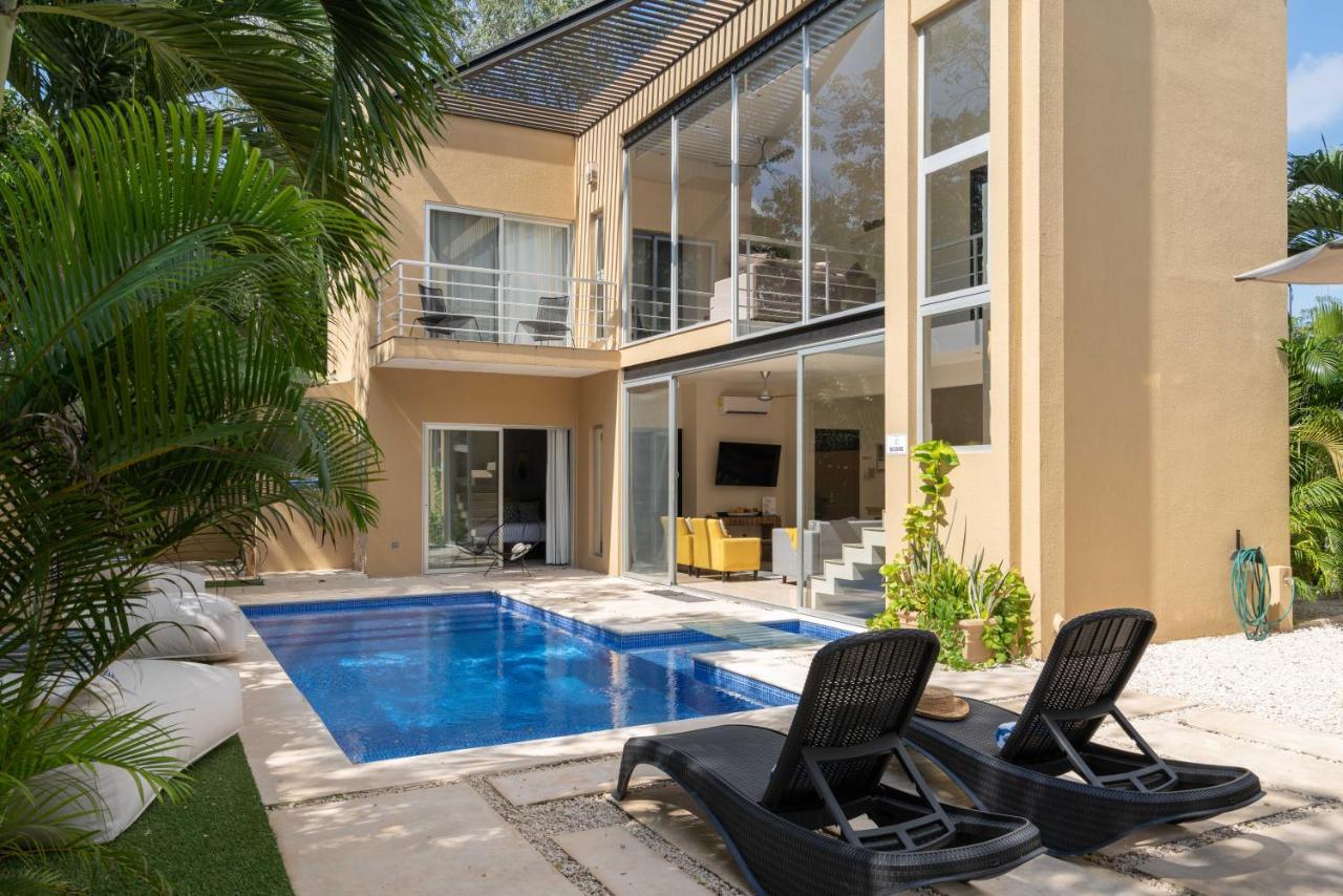 Tulum Private Modern Villa-Pool Beds-Ac-Internet-Parking-Grill Экстерьер фото