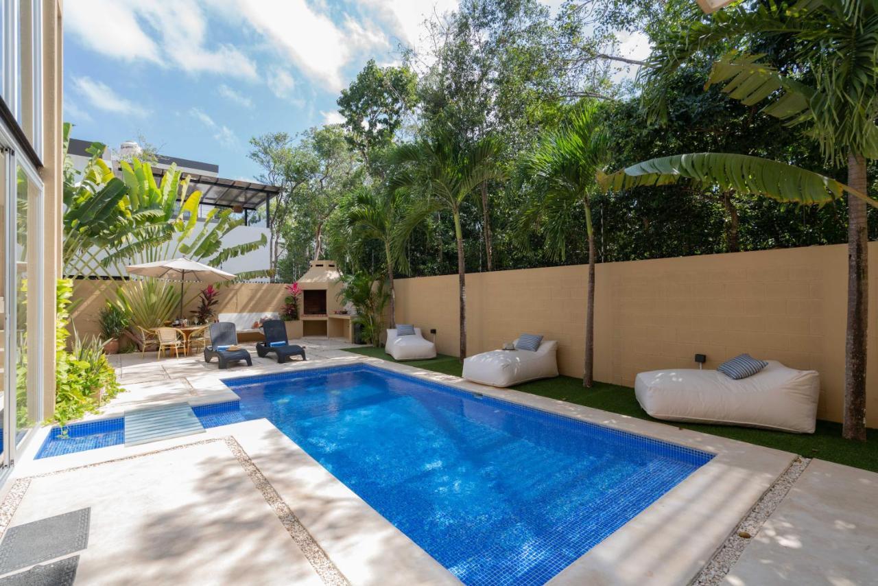 Tulum Private Modern Villa-Pool Beds-Ac-Internet-Parking-Grill Экстерьер фото